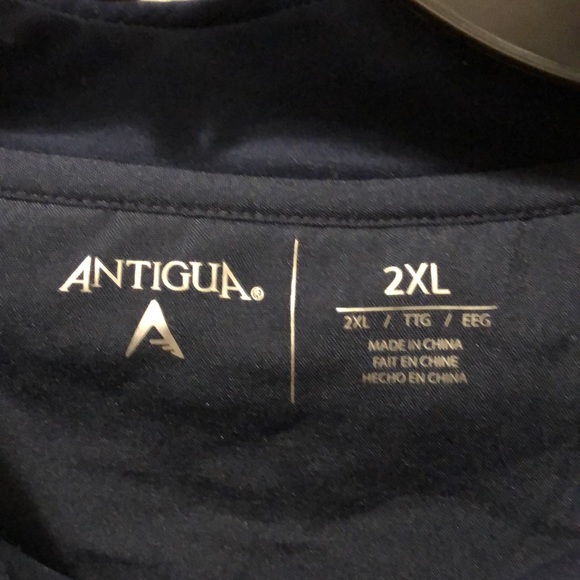 Men’s Antigua Patriot halfzip fleece size XXL - Picture 2 of 4